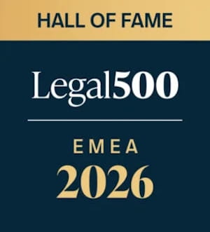 Legal 500 Hall of fame-logo EMEA 2026