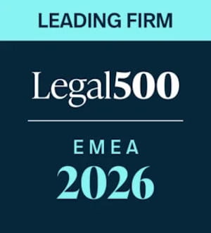 Legal500 Leading Firm logo EMEA 2026